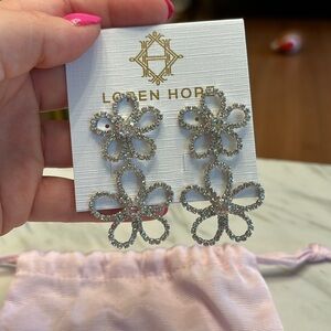 Loren Hope Leilani flower drop earrings